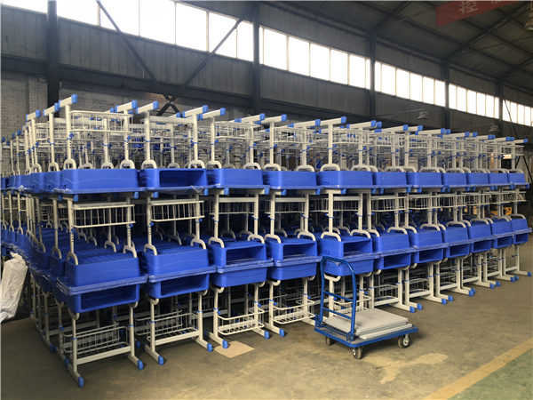 ABS深藍色單人課桌椅